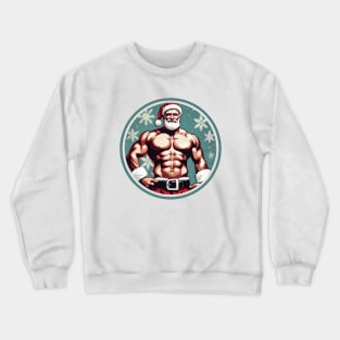 Muscle Santa Claus Crewneck Sweatshirt